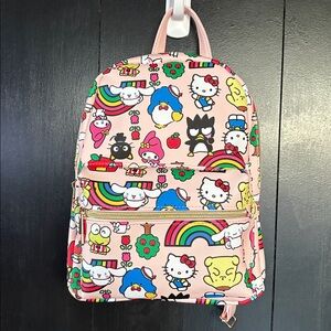 🌈 Hello Kitty and Friends Sanrio Licensed Small Backpack Purse. New! Pink